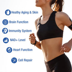 Liposomal NAD+ Plus capsules jar