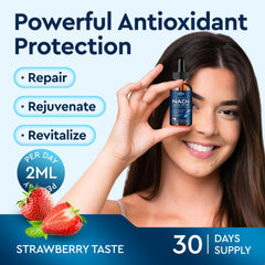 PQQ and CoQ10 with Liposomal NAD+ nutrients