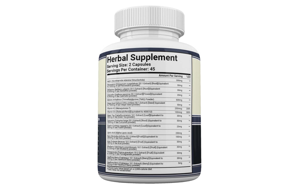 Liposomal NAD+ NMN capsules for energy boost