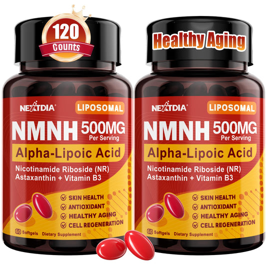 Liposomal NMNH softgel bottle 500mg
