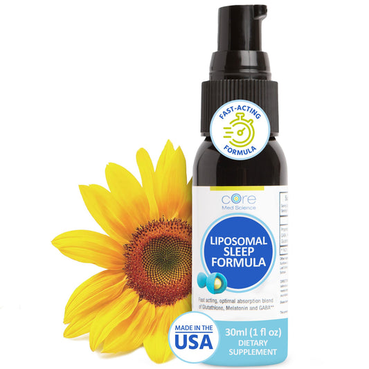 Liposomal Sleep Spray bottle showing 1 oz size