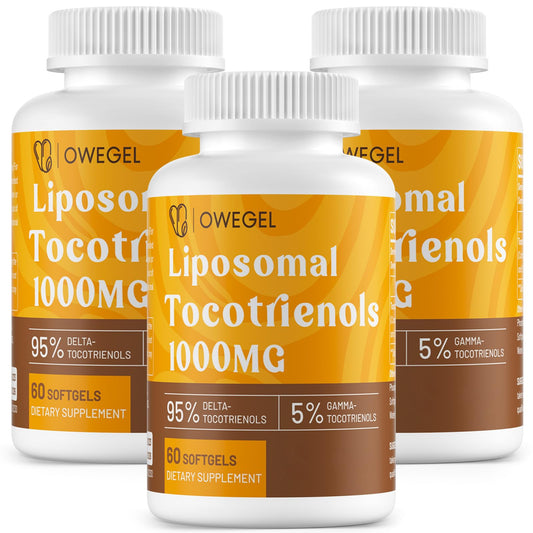 Liposomal Tocotrienols 1000mg bottle label