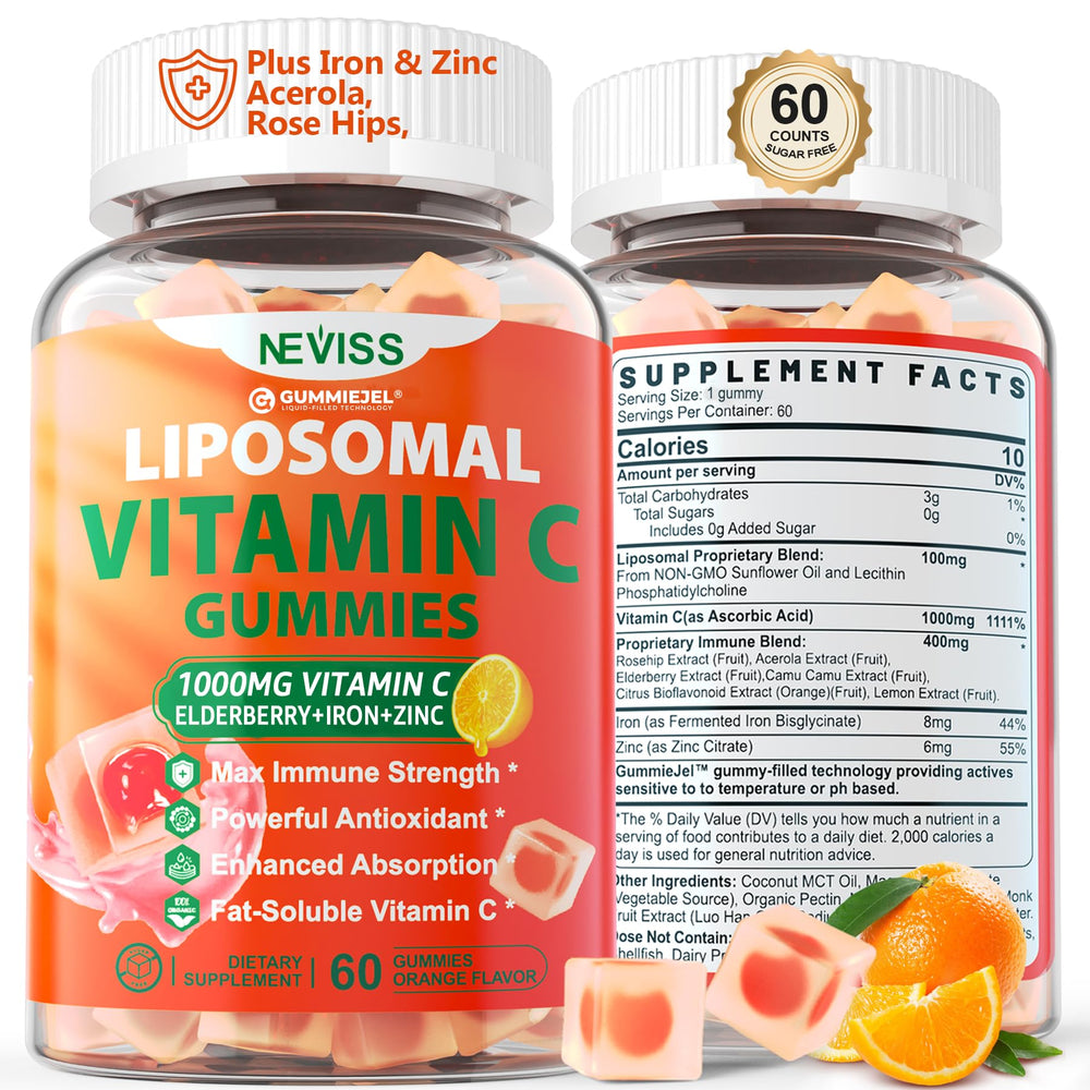 Liposomal Vitamin C 1000mg Gummies bottle front