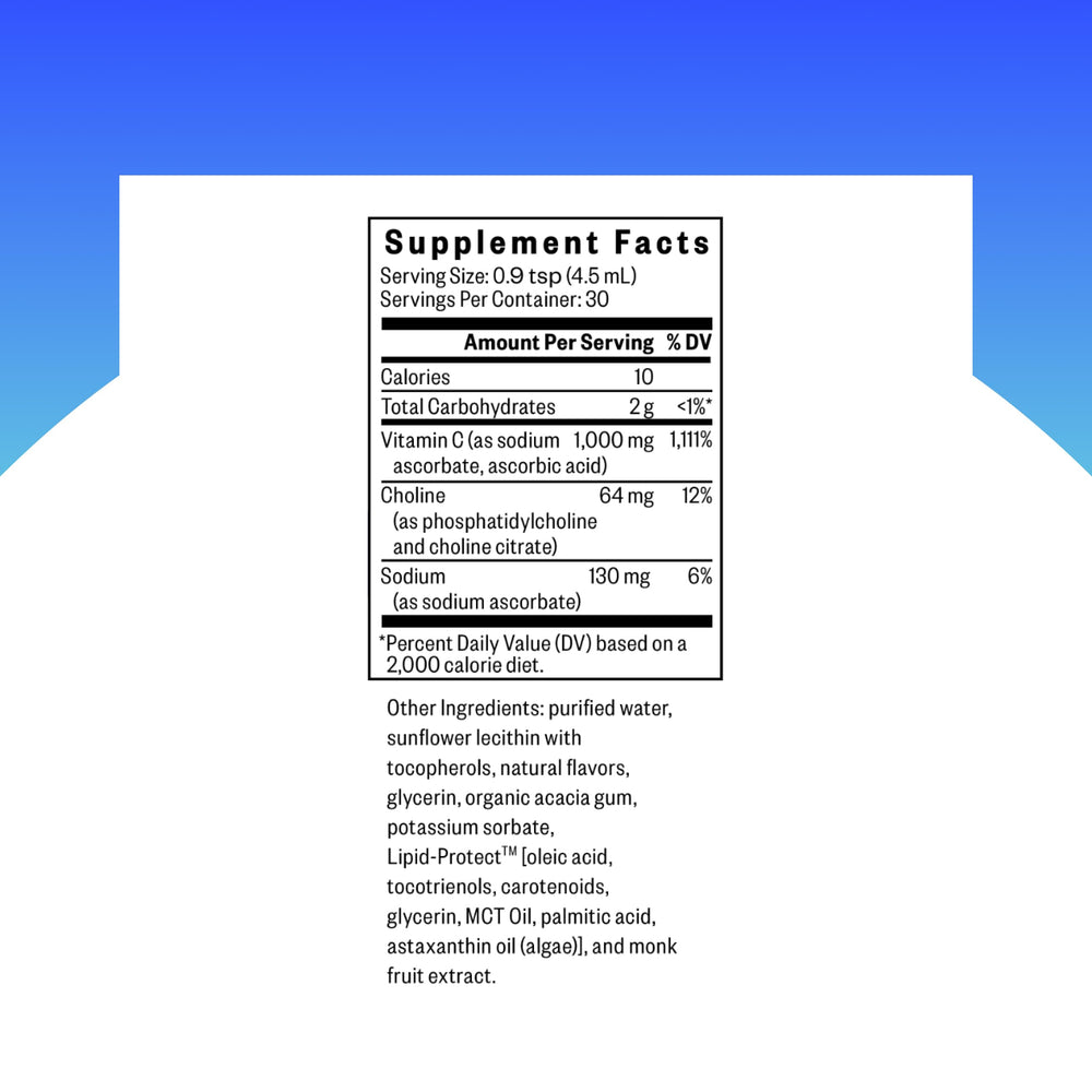 Product bottle label showing 1,000 mg per serving