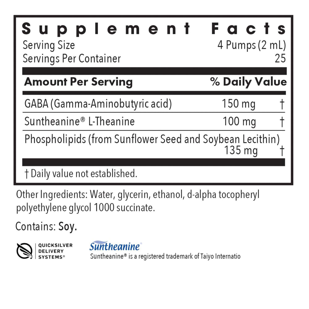 Liposomal Zen ingredients and formula