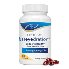 Lipotriad Heyedration Eye Vitamins bottle with 60 softgels