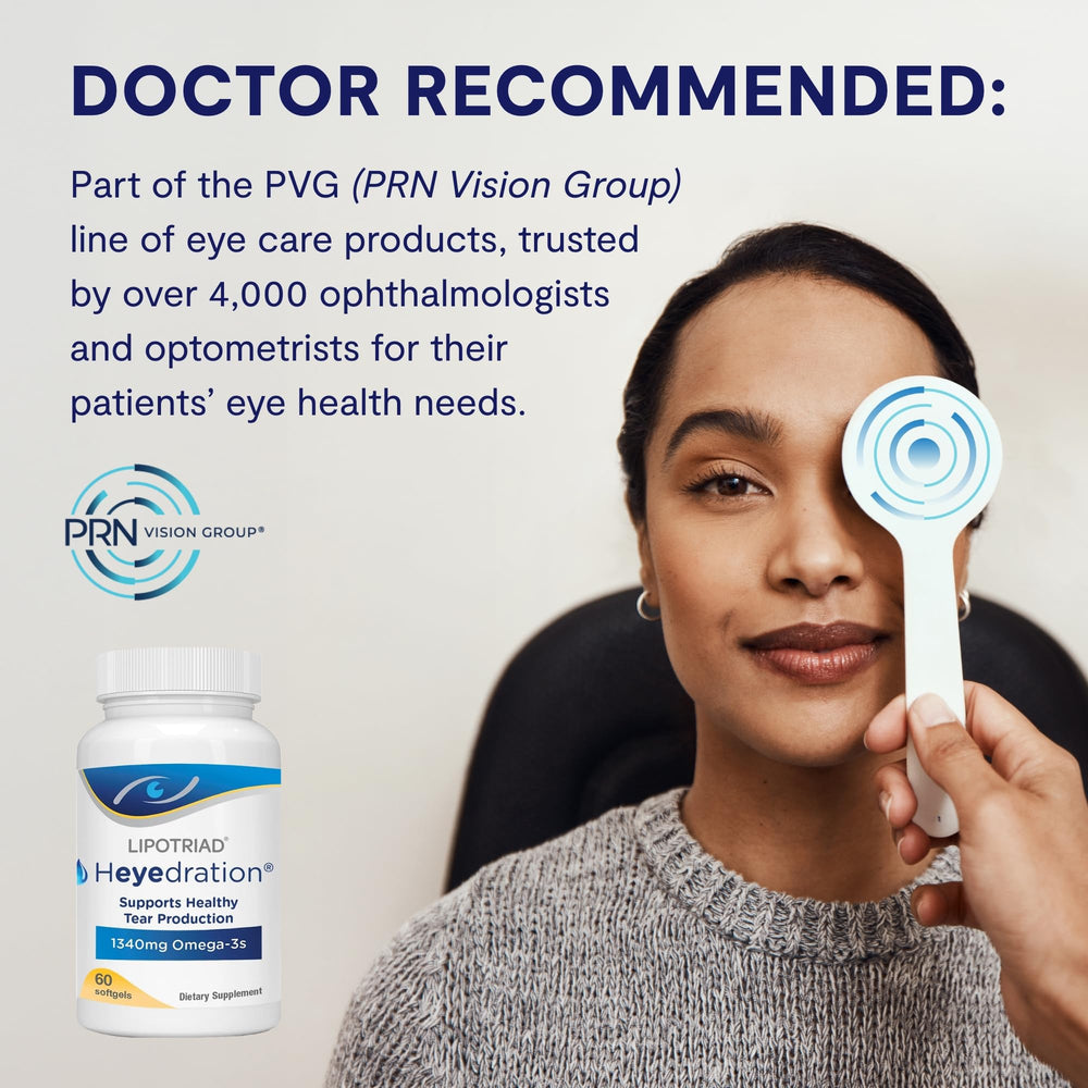 Close-up of Lipotriad Heyedration Eye Vitamins softgels