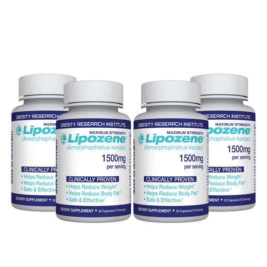 Lipozene diet pills four-bottle pack