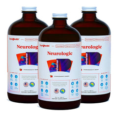 LIQUIDHEALTH Neurologic Focus bottle and label on white background