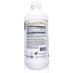 Graphic showing hydrolyzed collagen peptides content in LiquiVive