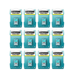 Hero image: Listerine PocketPaks Cool Mint breath strips in a 12-pack box