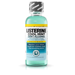 Listerine Antiseptic Zero Cavity Mouthwash – Clean Mint 3.2 oz bottle
