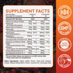 Front view of bottle showing label