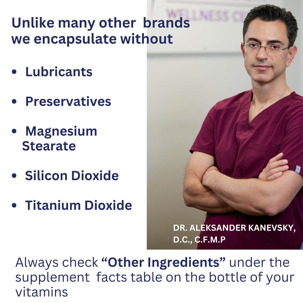 Front label of the Lithium Orotate supplement bottle.