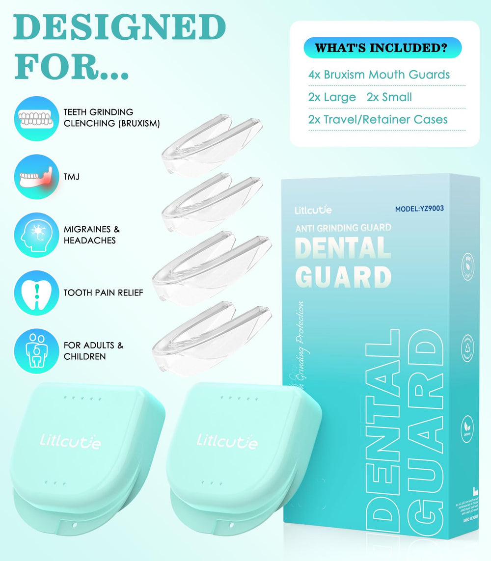 Guard can be cut to fit your teeth at home
