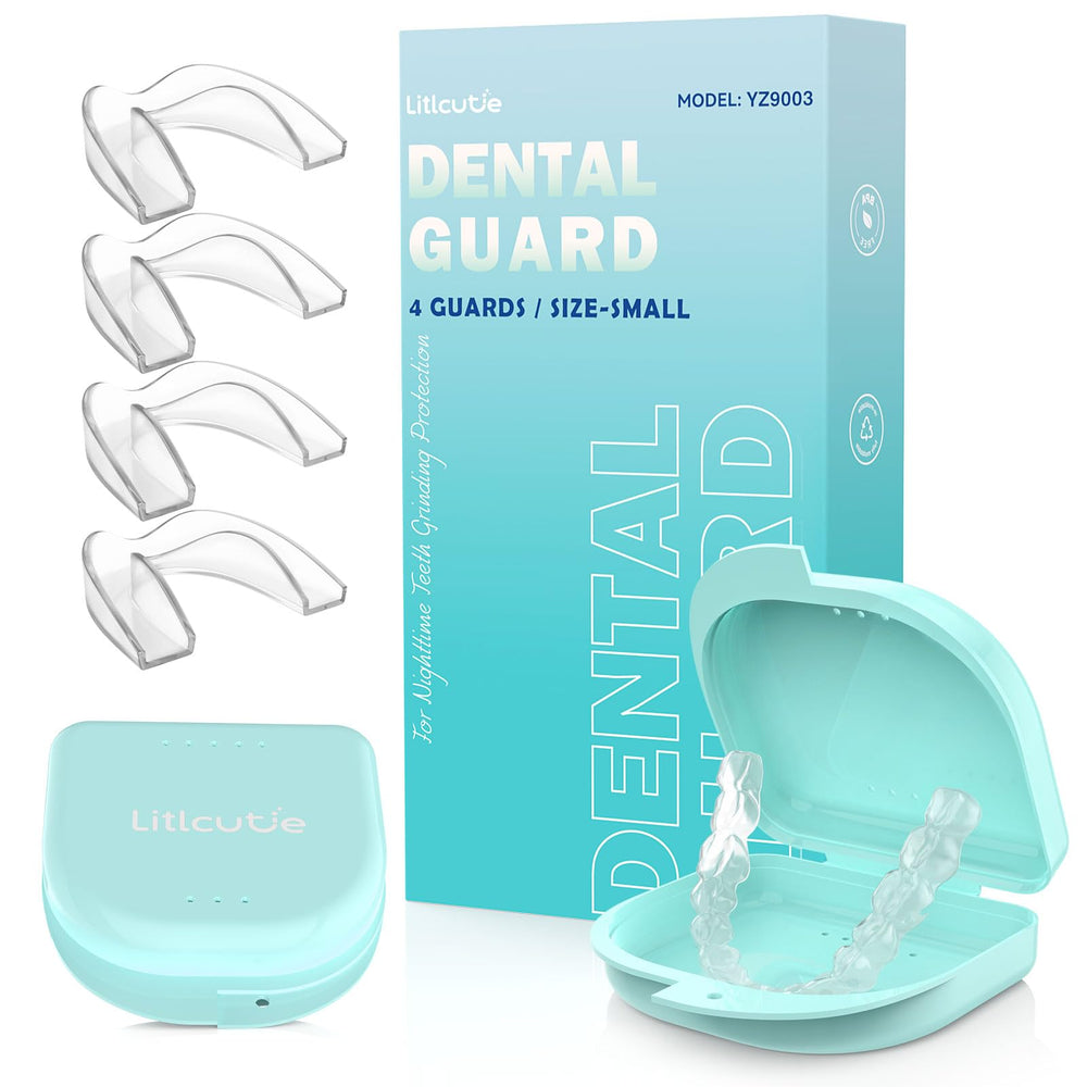 Litlcutie Mouth Guard 4-pack in transparent EVA material