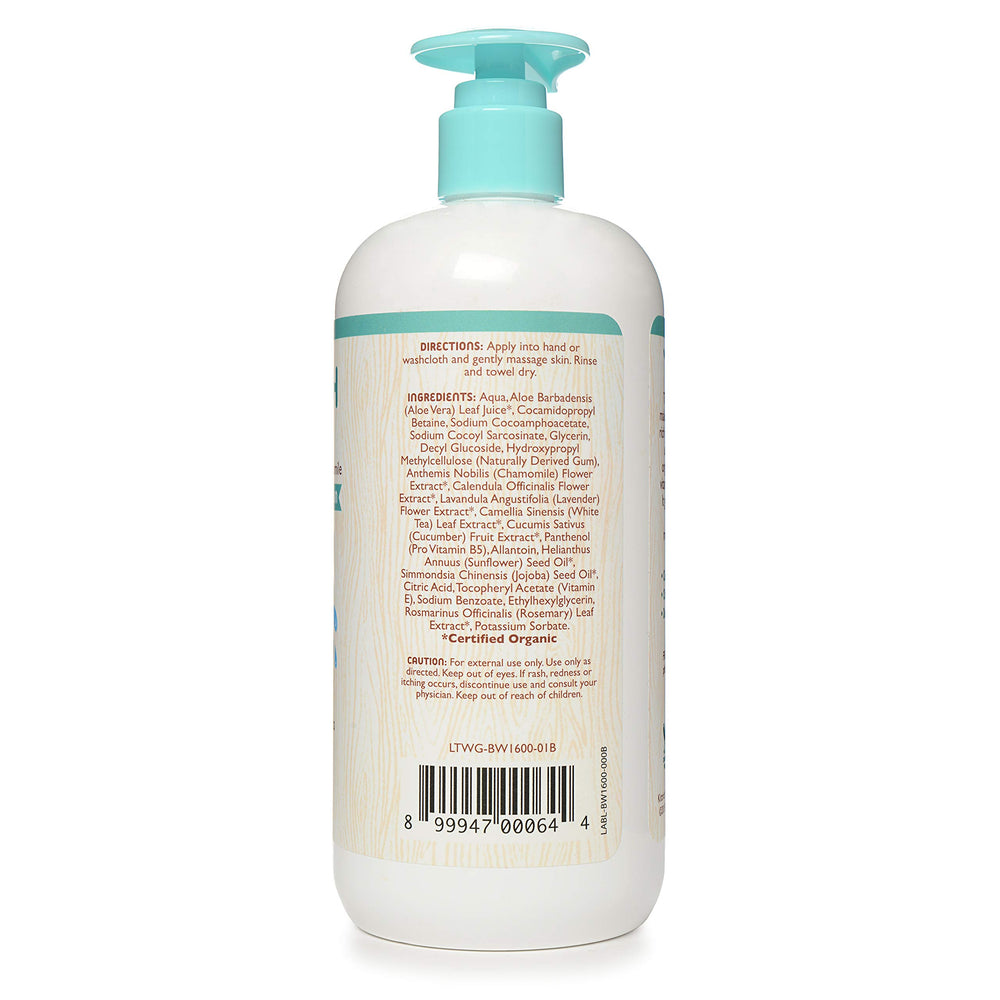 Newborn-safe fragrance-free baby wash use