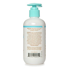 Close-up of fragrance-free shampoo ingredients like chamomile and aloe
