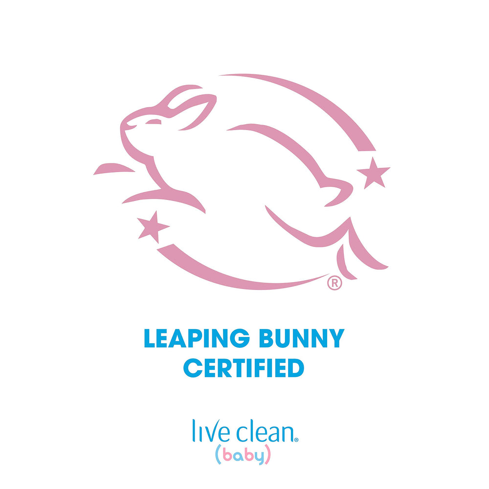 Eco-friendly recyclable packaging for Live Clean Baby product