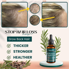 Live Fraiche ingredients reveal rosemary and castor oils, a clean blend.
