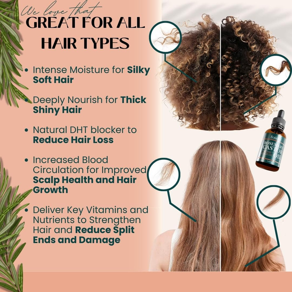 Applying Live Fraiche rosemary oil to the scalp for nourishment.