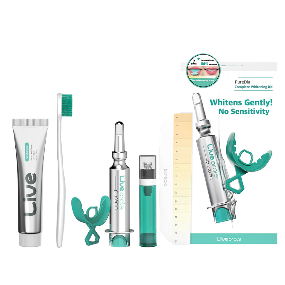Ultra-fine bristle toothbrush in white