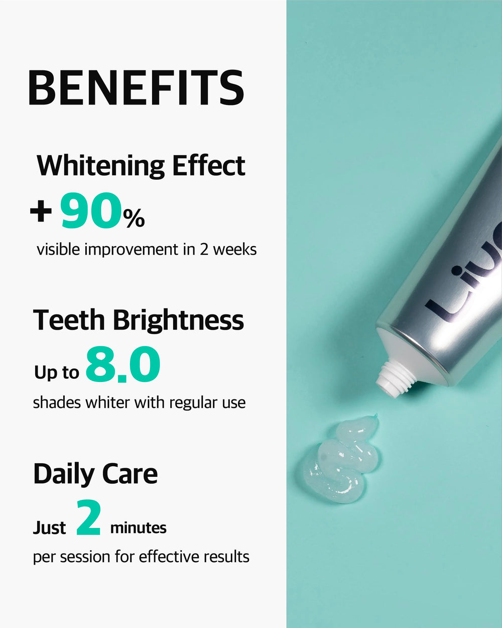 Smiling adult using LiveOrals whitening set