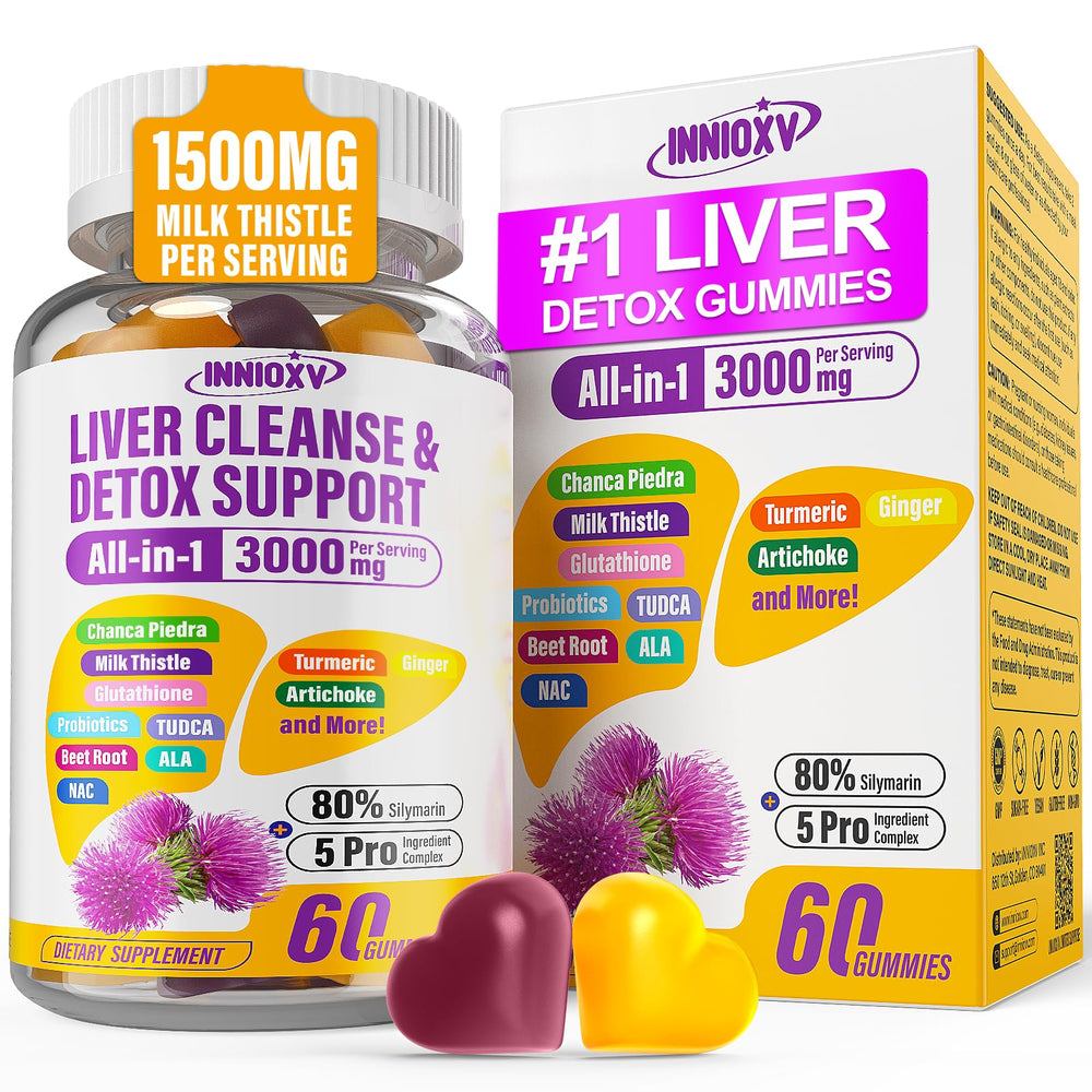 Bottle of Liver Cleanse Detox Gummies 60 count