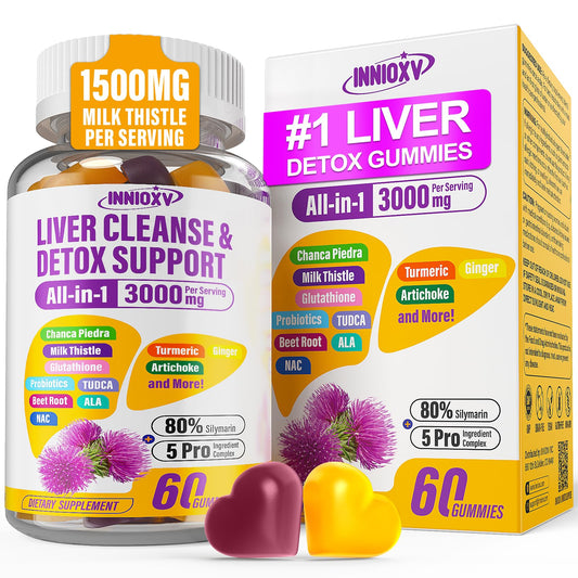 Bottle of Liver Cleanse Detox Gummies 60 count