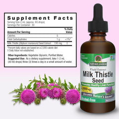 Milk thistle liver detox 2 oz bottle
