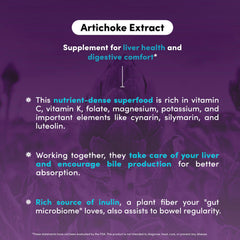 Liver health benefits infographic
