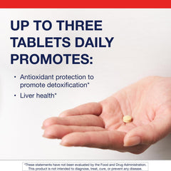 Graphic illustrating liver health and detox support