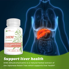 Liver health support supplement with DHM