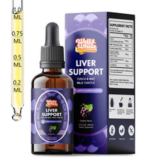 Front view of Liver Support Liquid Drops bottle