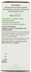 Liverel packaging and bottle on white background