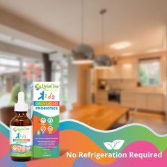 2 fl oz bottle of LiviaOne probiotics for immune support