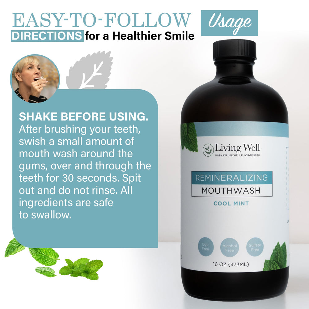 Minty green bottle with natural ingredients visual