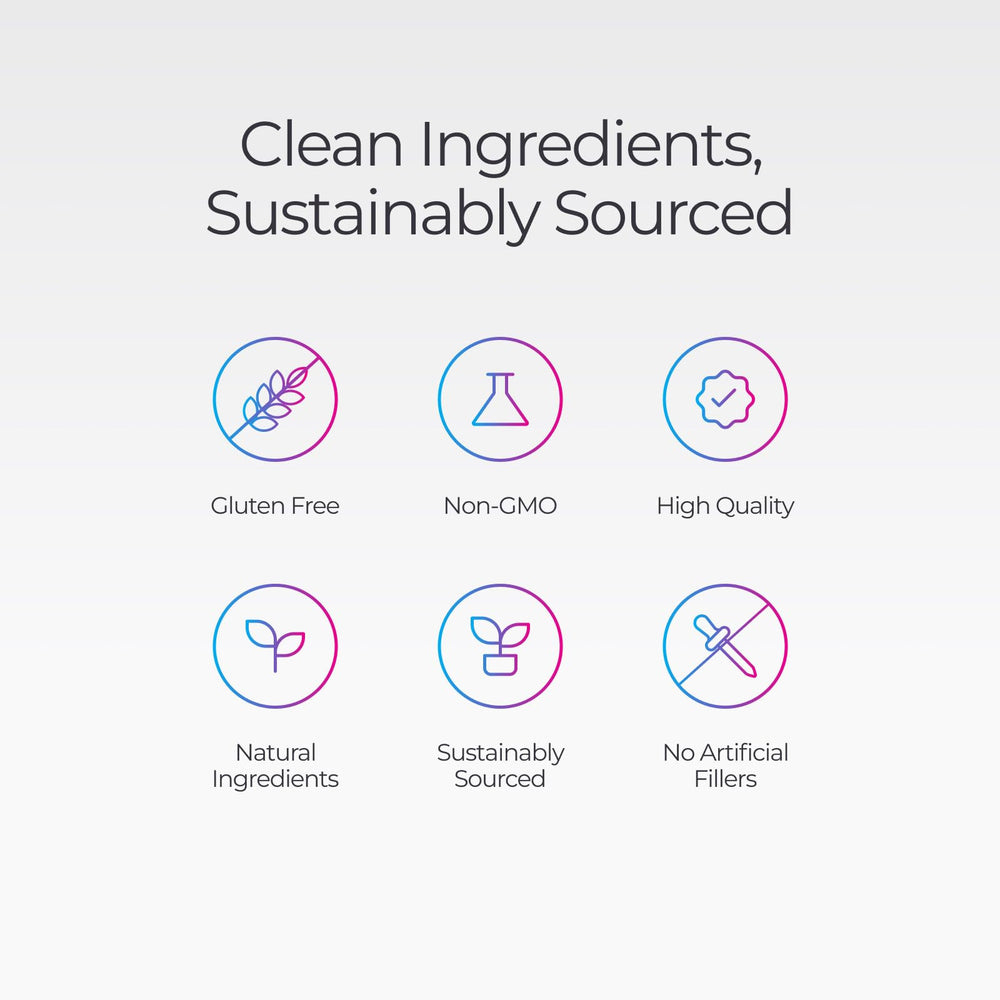 Livingood Daily allergen-free and non-GMO certification on label.