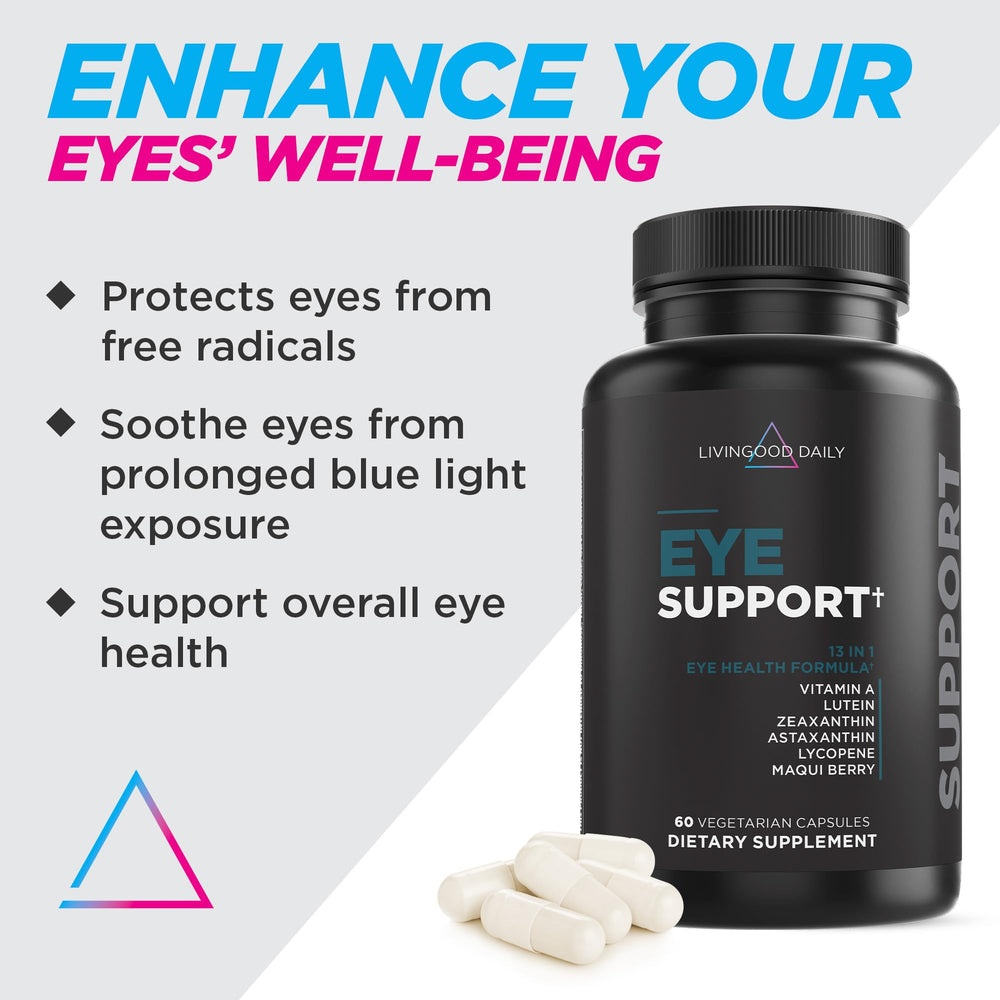 Blue light protection and eye health concept