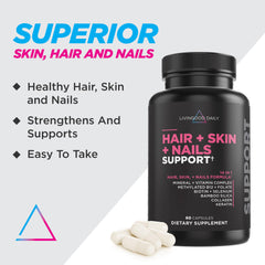 Close-up of Livingood Daily 14-in-1 formula capsules