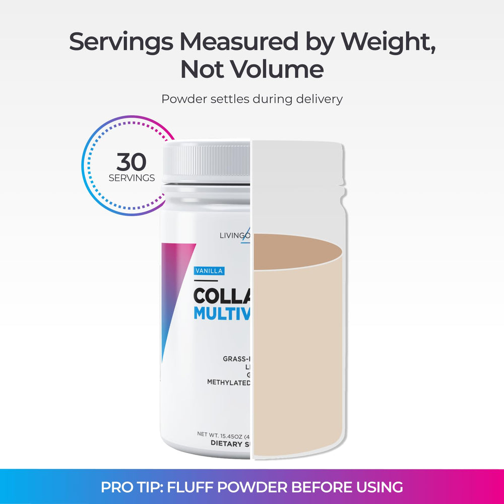 Livingood Daily hair, skin, nails support from collagen in daily routine.