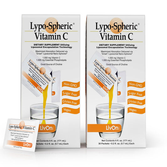 Hero image of LivOn Lypo-Spheric Vitamin C with 1,000 mg per packet