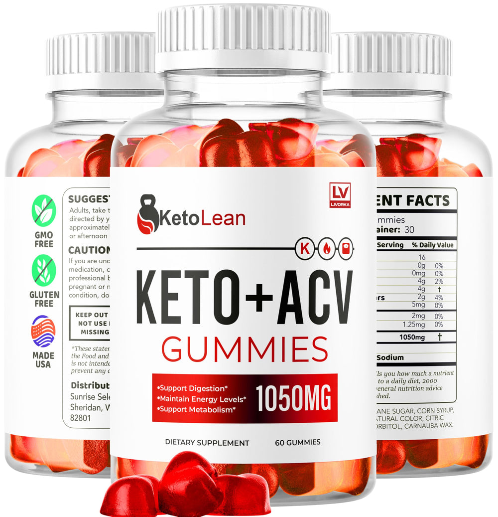 Nutritional benefits image for LIVORKA Keto Lean ACV Gummies