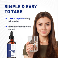 Close-up of LIVORKA Visium Max Drops dropper for precise dosing