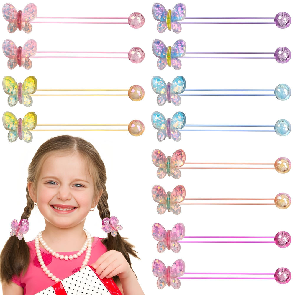 LIYAZHIL purple ball charm hair tie for playful school styles.