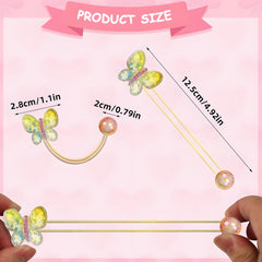 LIYAZHIL colored camellia ponytail balls style for cute buns.