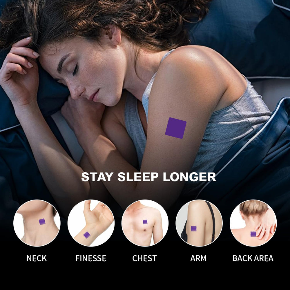 Sleep patches in use during travel or hotel stay