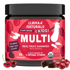Llama Naturals Kids Multivitamin Gummies packaging, 90 count