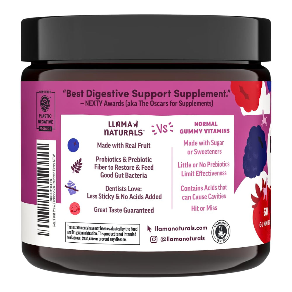 Organic XOS prebiotic 1000 mg on packaging