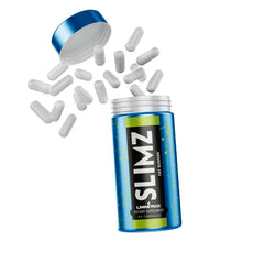LMNITRIX SLIMZ Fat Burner bottle and capsules on white